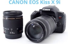 Canon Kiss X9i DSLR Camera with Standard and Telephoto Lens Set Excellent