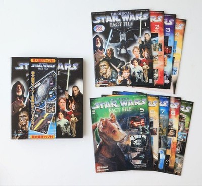 Star Wars Fact File 1-9 set with binder