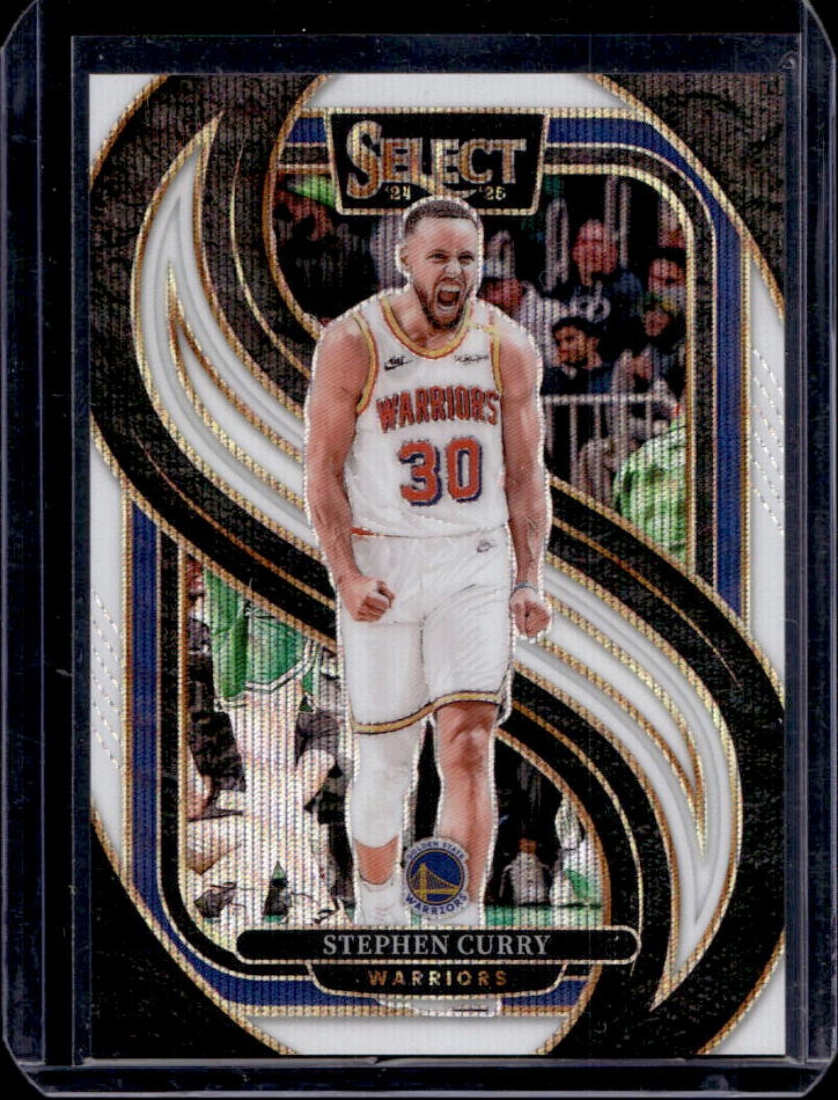 2024-25 Select Stephen Curry Premier White Wave Prizm #97/99 Warriors
