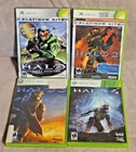 Lot of 4 HALO Games XBOX & 360! Halo 1, 2, 3, 4 w/ Manuals -  FREE SHIP!