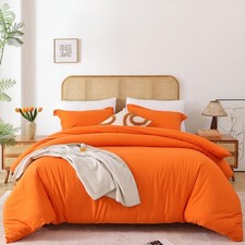 Duvet Cover Queen Size, 3 Piece Luxury Soft Bedding Set, No Comforter  Soft ...