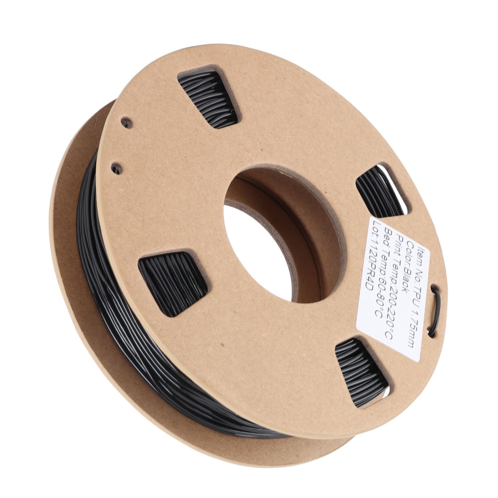 1 75 Mm TPU -Filament 95A Hochleistungsschwarz Für Schuheinspritze