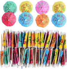 Cocktail Drink Umbrella Picks, 144 Pcs Cocktail Umbrellas for Drinks, Mini Paper