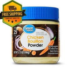 Great Value Chicken Bouillon Powder   3.75 oz...