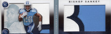 2014 Panini Playbook Football Bishop Sankey Rookie Card Three Color Patch 8/10 . rookie card picture