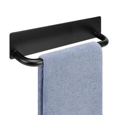 Self Adhesive Hand Towel Holder- 304 Stainless Steel Hand Towel Bar for Black