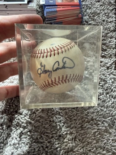 Autographed Baseball Gary Carter