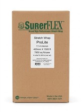 SureFlex ProLite Stretch Wrap Film 400mm x 1500ft 11.4 Micron IPG Case 4 Rolls