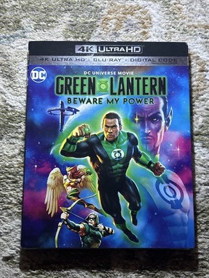 Green Lantern Beware My Power Sealed 4K UHD Blu-ray Aldis Hodge W / Slip