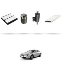 Hoffcar Wartungsset - 4 Filter FüR Honda Accord Coupe VII 1.6I 85KW Ab 1998