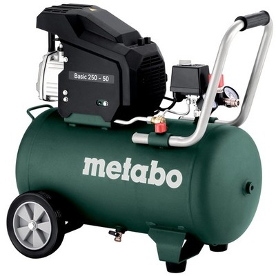 Metabo Kompressor Basic 250-50, 1,5 kW, 8 bar, 50 Liter