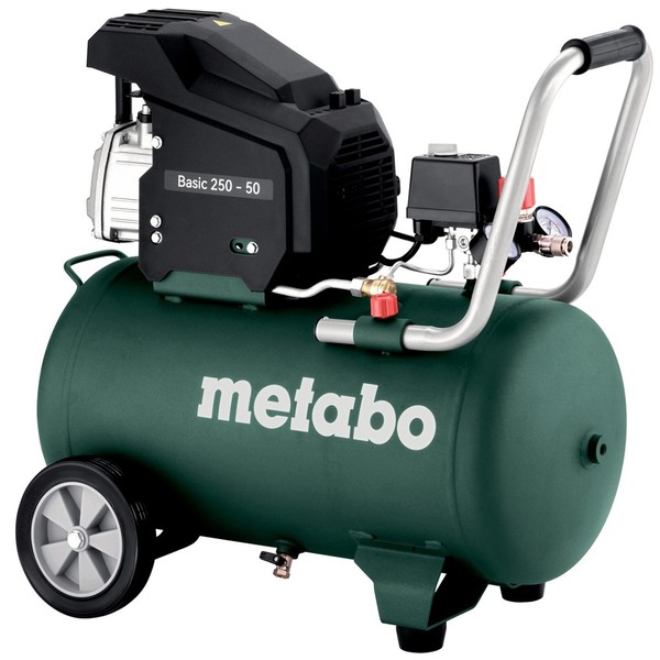 Metabo Kompressor Basic 250-50, 1,5 Kw, 8 Bar, 50 Liter-image