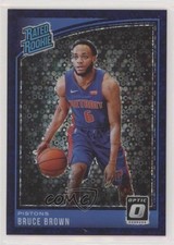 2018-19 Donruss Optic Rated Rookie Fast Break Purple Prizm 27/95 Bruce Brown ub2