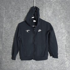 Kids Nike Black Full Zip Hoodie Sweatshirt Youth Size M