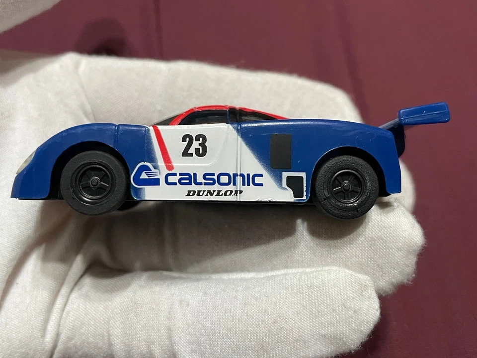 Sunory Exclusivo Calsonic "1.NISSAN R89C (No.23)" Giratorio Pull-Back Coche Japón Foto 4 de 4