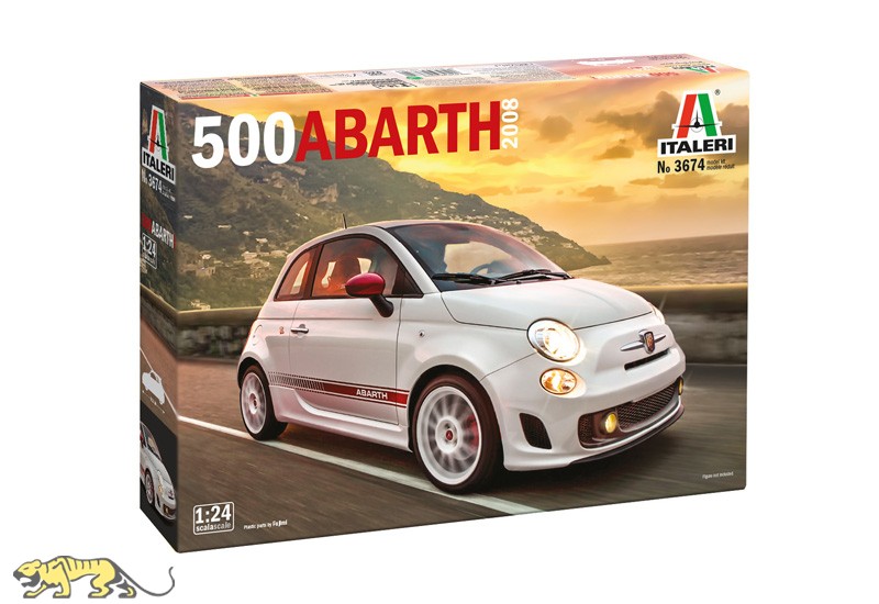 Carson Italeri Fiat 500 Abarth 2008 Modellbausatz 1:24 - Bild 6