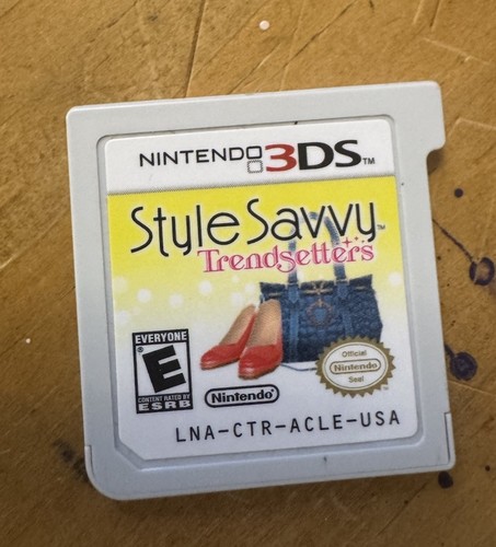 Style Savvy: Trendsetters (Nintendo 3DS, 2012) Cartridge Only Tested/Works a25 - Picture 1 of 2
