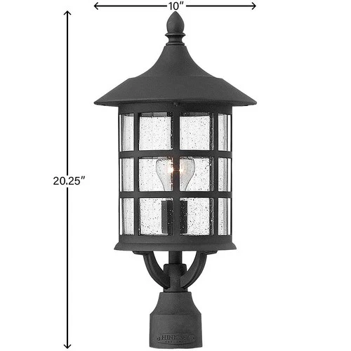 Hinkley Freeport Black 20 1/4" High Outdoor Post Light - Picture 7 of 10