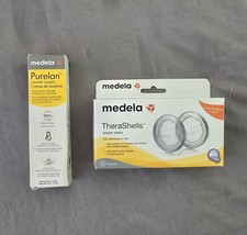 Medela breast TheraShells Purelan lanolin nipple cream NEW