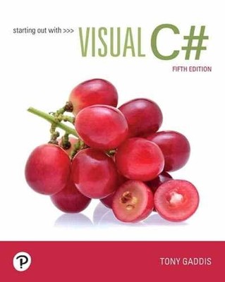 Starting out with Visual C# - Paperback, by Gaddis Tony - Very Good c