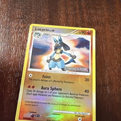 Lucario 6/130 Diamond and Pearl Reverse Holo | eBay