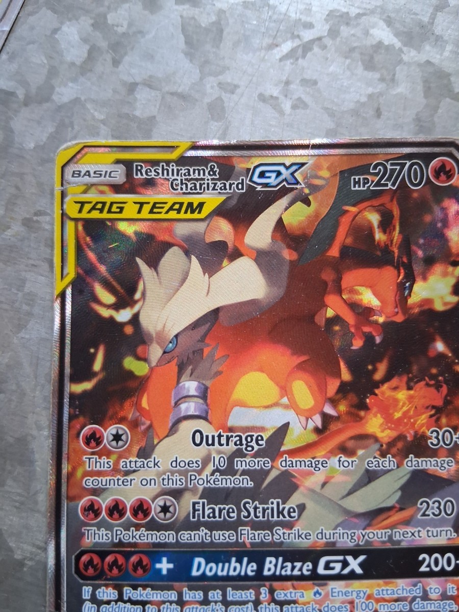 Reshiram and Charizard Tag Team GX - SM201 2019 - Both Oversize