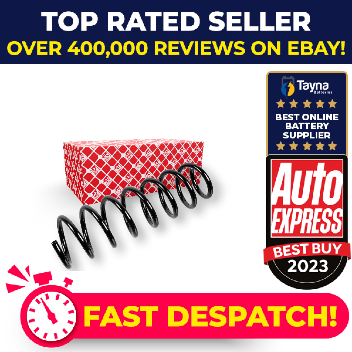 Coil Spring Rear 174716 Febi Suspension 33536794653 Genuine Quality Guaranteed