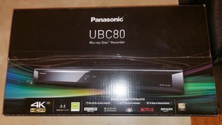 Panasonic DMR UBC80 Blu ray Disc Recorder 1 TB HD neuw. Festplattenrecorder