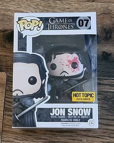 Funko Pop! Game of Thrones Jon Snow #07 (Bloody) Hot Topic Exclusive