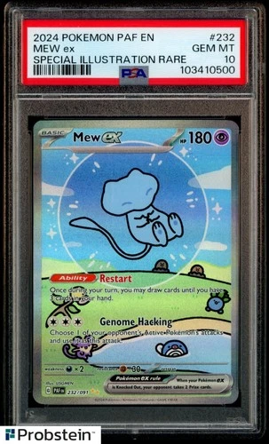 2024 Pokemon PAF EN Paldean Fates Special Illustration Rare #232 Mew ex PSA 10