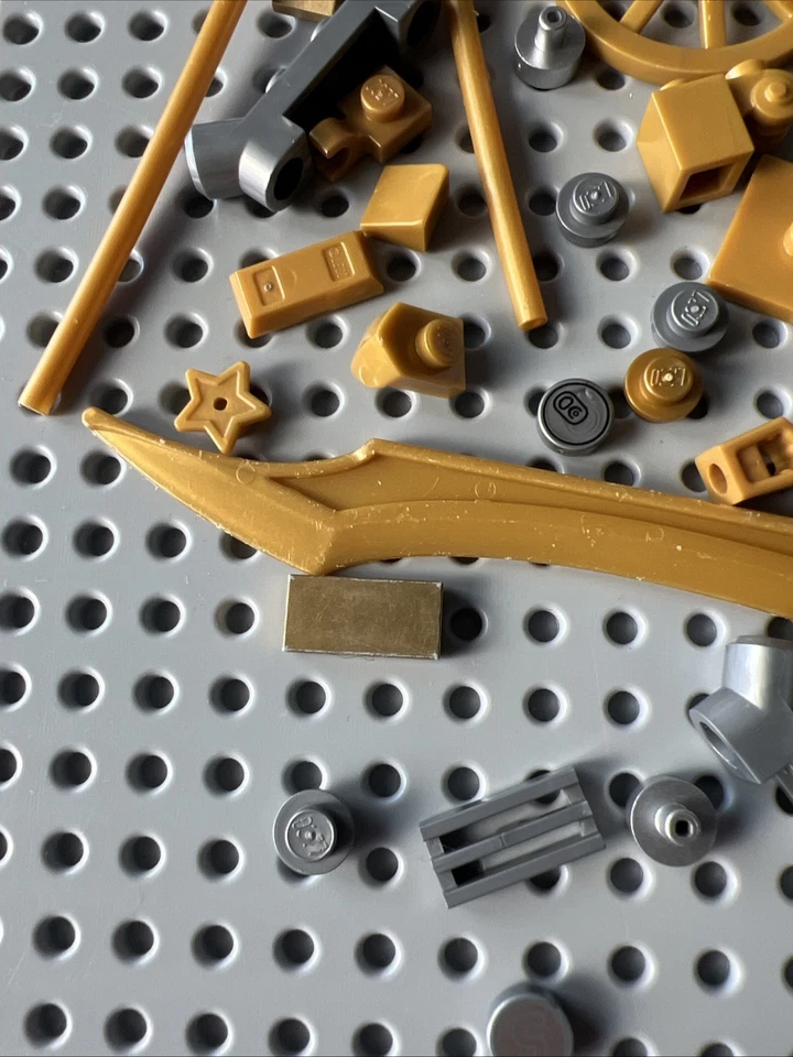 280 piezas LEGO mezclado oro plata $100 Ninjago Star Wars amigos Disney velocidad sin usar, en caja Foto 2 de 4