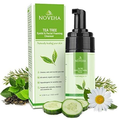 Tea Tree Eyelid Foaming Cleanser  Gesichtswasser für Frauen | AugenlidPeeling...