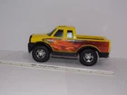 Tonka Yellow Pickup Toy Truck with Flames Plastic Vehicle Kids Collectible Car