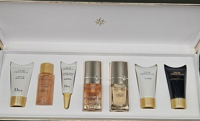 Dior Prestige 7 Piece Travel Discovery Set VIP New Gold Box