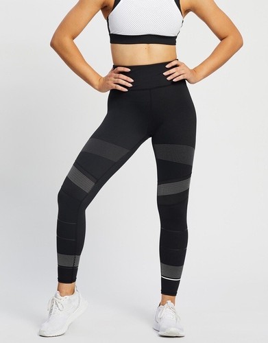 NEW $88 Lilybod Piper Leggings Sz Small Black Signature Fit High Waist Bandier - Picture 2 of 12