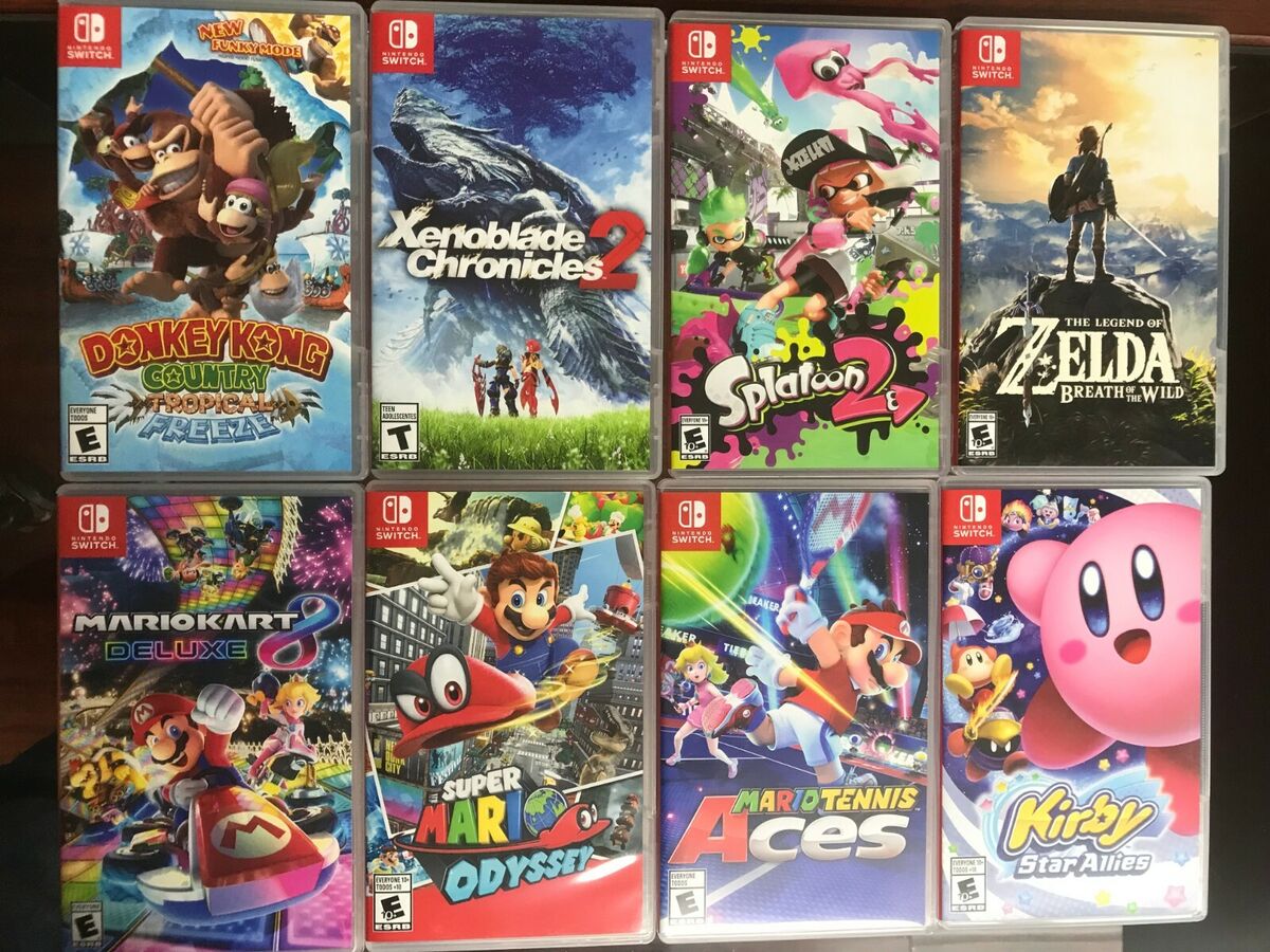 Authentic Nintendo Switch Games 