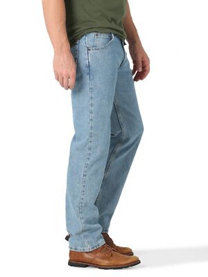 Wrangler Authentics Heren Big & Tall Classic Comfort-Waist Jeans, light stonewash, 36W / 34L Wrangler Authentics Heren Big & Tall Classic Comfort-Waist Jeans, light stonewash, 36W / 34L