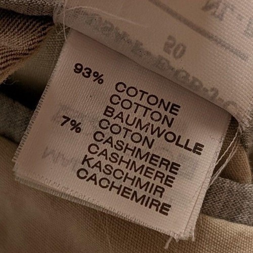 BRUNELLO CUCINELLI Jacket Cotton Cashmere Size 50 Made in Italy - Picture 8 of 8