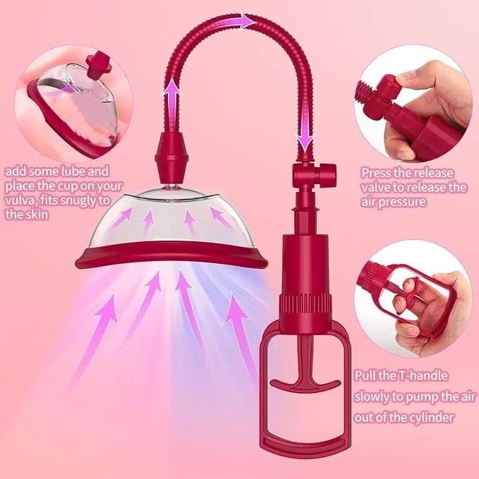 2025 Vacuum Suction Clitoral Vaginal Pussy Pump Kit for Women Couple Sex  Gifts - Image 4 of 4