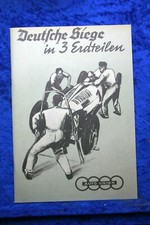 Auto Union Deutsche Sieg in 3 Erdteilen Prospekt (E#010) Nachdruck Archiv Verlag