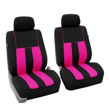 Fh Group Striped Universal Fit Seat Covers For Car Trauck Suv Van - Front Seats Fh Group Striped Universal Fit Seat Covers For Car Trauck Suv Van - Front Seats