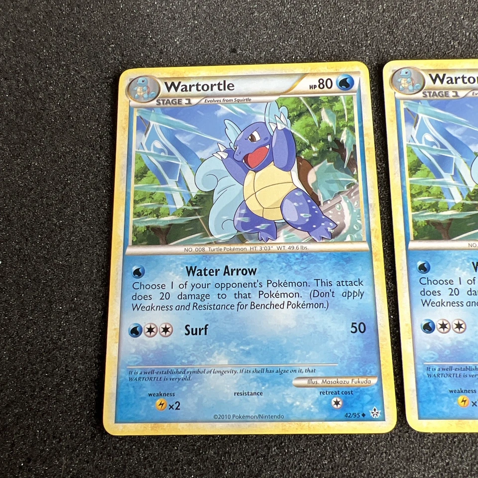 Wartortle 42/95 Unleashed Pokemon Card Non-Holo 2 - Image 2 of 4