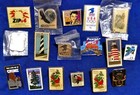 lot of (17) U.S. Post Office Pins of stamps and other some original unopened !