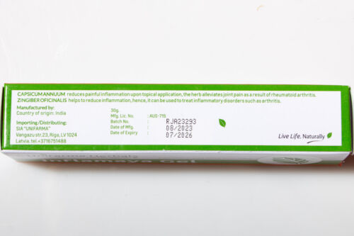 Gel Calentador Planta Unifarma Herbals Inflamaya Gel 2 x 30 g - Imagen 4 de 5