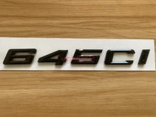 Gloss Black 3D ABS Letters Trunk 645ci Emblem Rear Badge for BMW 2017-2022 645ci