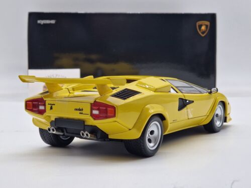 Lamborghini Countach LP5000 Quattrovalvole Yellow 1:18 Kyosho KYO8320Y0 •NEU&OVP - Bild 2 von 7