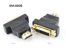 HDMI Male to DVI-D Female Audio/ Video  Converter Adapter, CablesOnline DVI-AD20