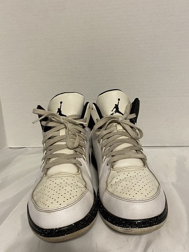 Nike Air Jordan 1 Flight 3 Hi Tops White Black 743188 100 Size 11.5 - Picture 5 of 8