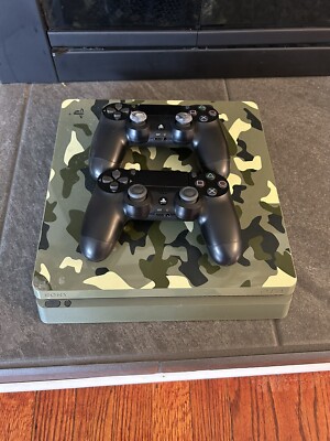PS4 Slim 1TB Console With 2 Controllers really good condition