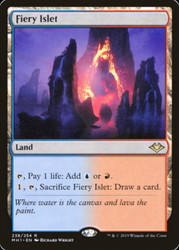 Fiery Islet (238/254) Modern Horizons Rare Land